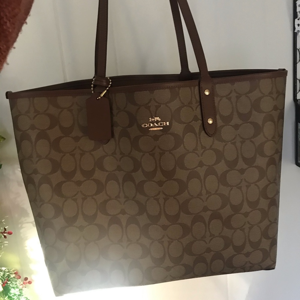 Coach Reversible City Tote